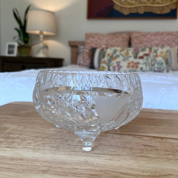 Crystal Fruit Bowl by A. Jabtonski, 1980s - Picture 4 of 9